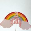Personalised 3D Fairytale Rainbow cake topper, Model 2 design featuring unique story elements.